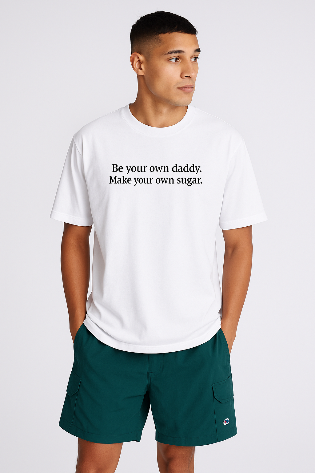 "Be Your Own Daddy, Make Your Own Sugar" Unisex Oversized Tee 💰✨