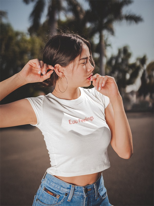 "Euu Feelings" Crop Tee 💖