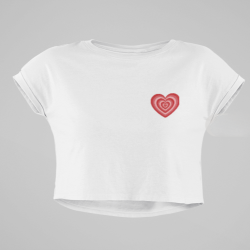 "Heart" Crop Tee ❤️✨
