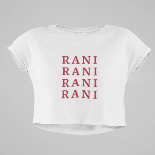 "RANI" Crop Tee 👑